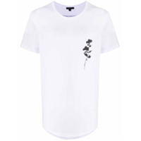 Ann Demeulemeester Camiseta de algodão com estampa gráfica - Branco