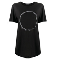 Ann Demeulemeester Camiseta de algodÃ£o com estampa grÃ¡fica - Preto