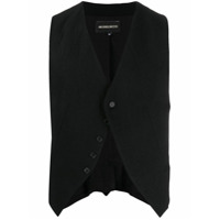 Ann Demeulemeester Colete com abotoamento - Preto