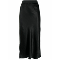 Ann Demeulemeester midi-length crease skirt - Preto