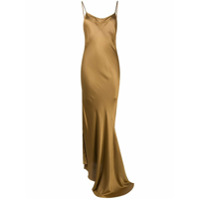 Ann Demeulemeester Slip dress com abertura posterior - Dourado