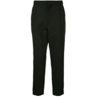 Ann Demeulemeester tailored tapered trousers - Preto