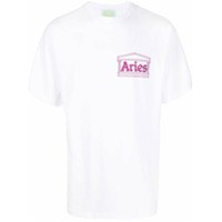 Aries Camiseta com estampa de logo - Branco