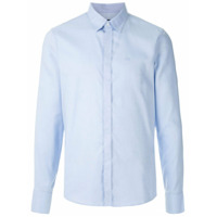 Armani Exchange Camisa slim mangas longas - Azul