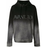 Avant Toi Moletom com capuz e logo bordado - Preto