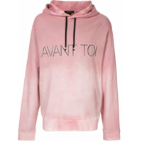 Avant Toi Moletom com capuz e logo bordado - Rosa