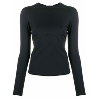 Balenciaga Blusa mangas longas esportiva - Preto