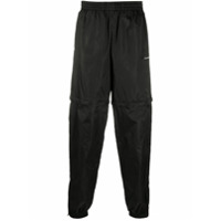 Balenciaga Calça esportiva com estampa de logo - Preto