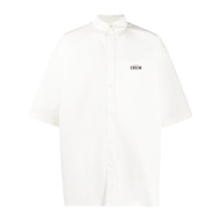 Balenciaga Camisa mangas curtas de algodão - Branco