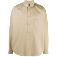 Balenciaga Camisa oversized com mangas longas - Neutro