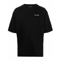 Balenciaga Camiseta com estampa de logo - Preto