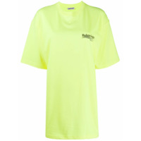 Balenciaga Camiseta slim mangas curtas - Amarelo