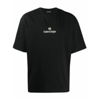 Balenciaga Camiseta Sponsor com logo - Preto