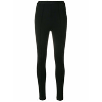 Balenciaga Legging cintura alta com logo - Preto