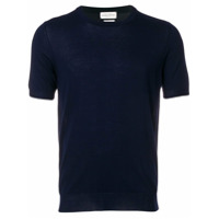 Ballantyne Camiseta decote careca de tricô - Azul