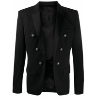 Balmain Blazer com abotoamento duplo e lapelas - Preto