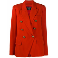 Balmain Blazer com abotoamento duplo - Laranja
