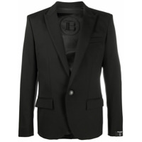 Balmain Blazer de lã com abotoamento simples - Preto