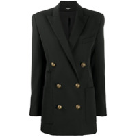 Balmain Blazer slim com abotoamento duplo - Preto