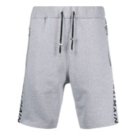Balmain Calça esportiva com acabamento de logo - Cinza