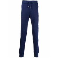 Balmain Calça esportiva com logo gravado - Azul