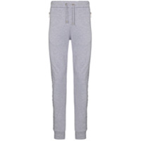 Balmain Calça esportiva com logo gravado - Cinza