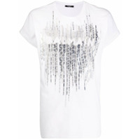 Balmain Camiseta com aplicação no logo - Branco