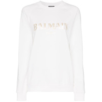 Balmain Camiseta com estampa de logo - Branco