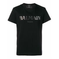Balmain Camiseta com estampa de logo - Preto