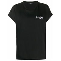 Balmain Camiseta com estampa de logo - Preto