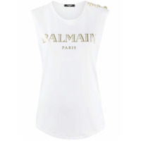 Balmain Regata com estampa de logo - Branco