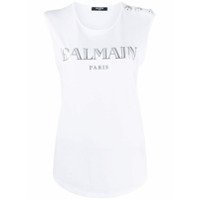 Balmain Regata com estampa de logo - Branco