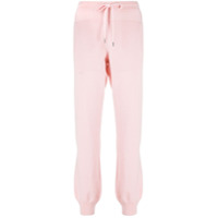 Barrie Calça jogger de cashmere com ajuste no cós - Rosa