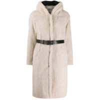 Ba&Sh Casaco Filip de lã com cinto - Neutro