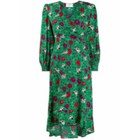 Ba&Sh Vestido midi com estampa floral - Verde