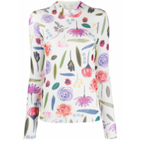 Baum Und Pferdgarten Blusa com estampa floral - Branco