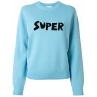 Bella Freud Suéter de tricô com padronagem Super - Azul