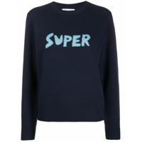 Bella Freud Suéter decote careca Super - Azul