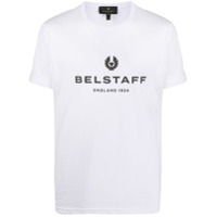 Belstaff Camiseta decote careca com logo - Branco