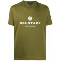 Belstaff Camiseta decote careca com logo - Verde