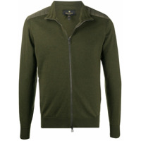 Belstaff Cardigan com zíper frontal - Verde