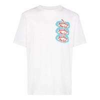 Billionaire Boys Club Camiseta de algodão com estampa de maça - Branco