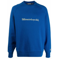 Billionaire Boys Club embroidered logo cotton sweatshirt - Azul