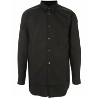 Black Comme Des Garçons Camisa com sobreposição - Preto