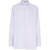 Boramy Viguier Victorian stripe-pattern shirt - Branco