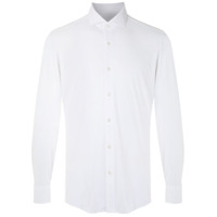BOSS Camisa clássica de malha lisa - Branco