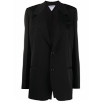 Bottega Veneta Blazer mangas longas com abotoamento simples - Preto