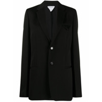 Bottega Veneta Blazer reto com abotoamento simples - Preto