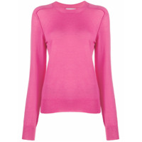 Bottega Veneta Blusa de tricô com mangas longas - Rosa