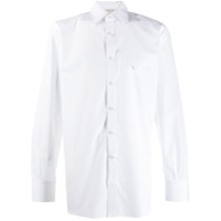 Bottega Veneta Camisa mangas longas com bolso envelope - Branco